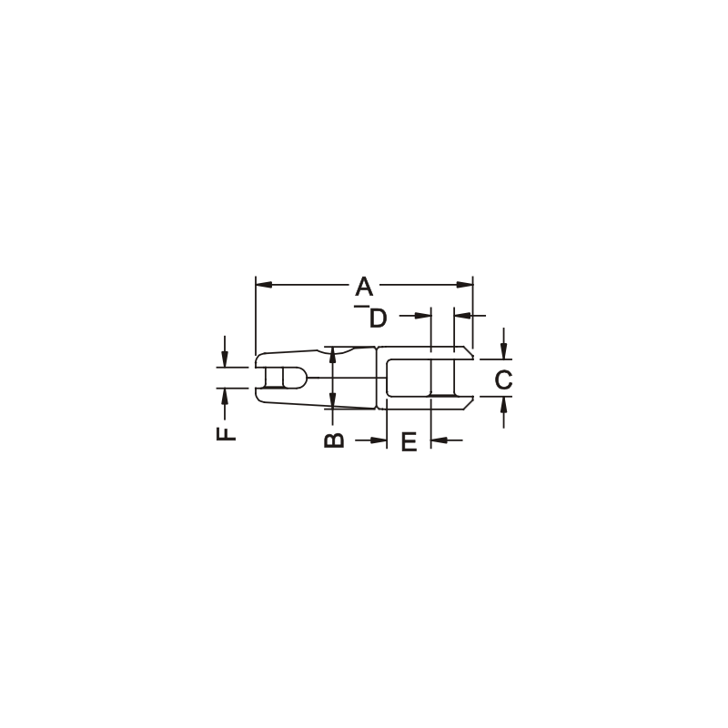 ANCHOR CONNECTOR Ø MM.8-10-12