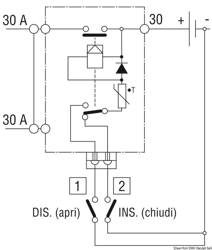 Batteriehauptschalter/Fernschalter, mechanisch