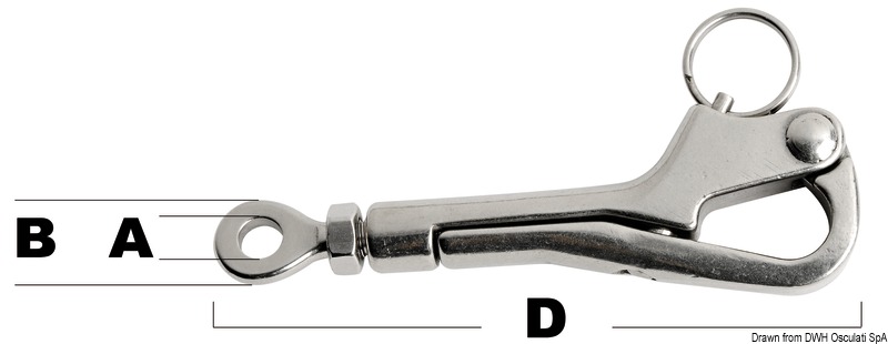 Pelikanhaken für zu öffnende Relings