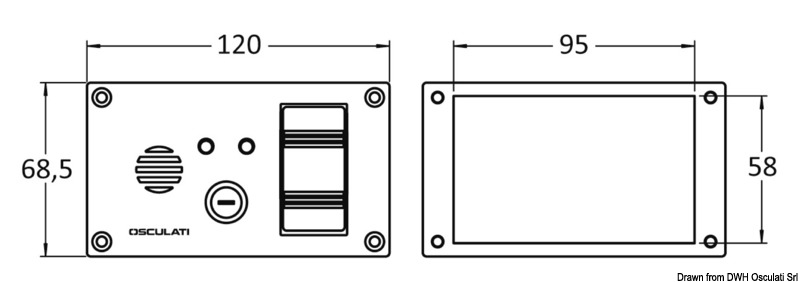 Schalttafel für Bilgenpumpen