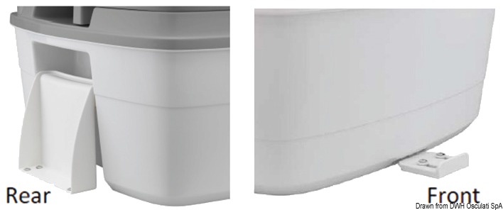 Set z.Befestigung an Planken Porta Potti 165