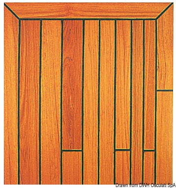 Planken aus Teakholz ARC für Decks
