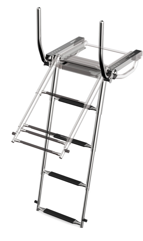 Easy Up - unter der Badeplattform zu montierende Leiter mit Griffen