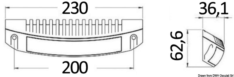 LED-Strahler für Badeplattformen, Heckspiegel, Fly-Bridge