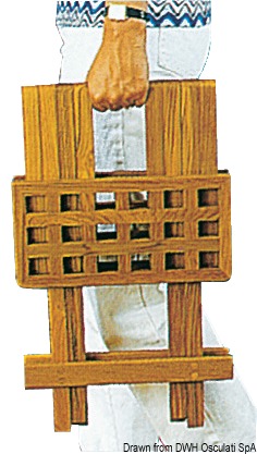 ARC Klapphocker aus Teakholz