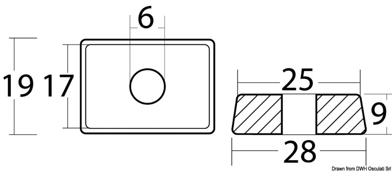 Anode für Mercury 4/5/6 PS