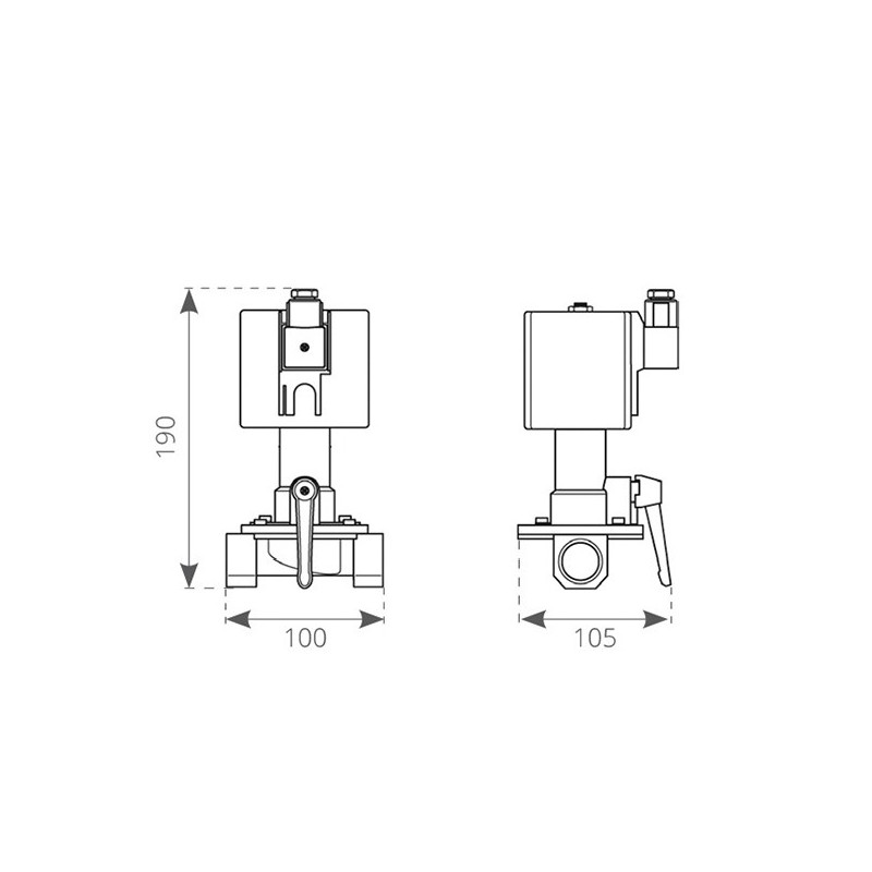 ELECTROVALVE MEDIUM FLOW
