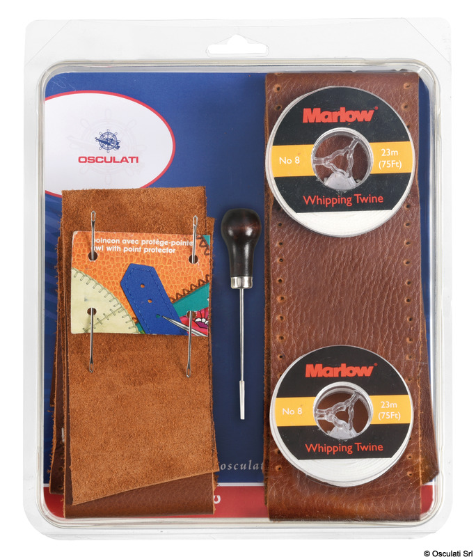 Set zur Abdeckung von Steuerrudern, aus Leder