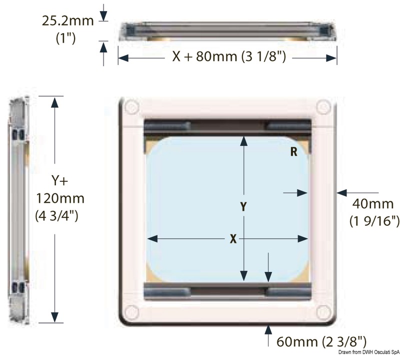 DOMETIC Pleated SkyScreen - plissiertes Rollo mit Mückennetz, wird auf der Innenverkleidung der Kabi