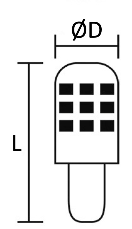 LED SMD-Glühbirne, E14/E27Fassung