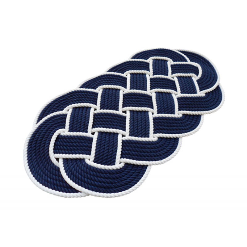 BLUE-WHITE OVAL CARPET MM.600X330