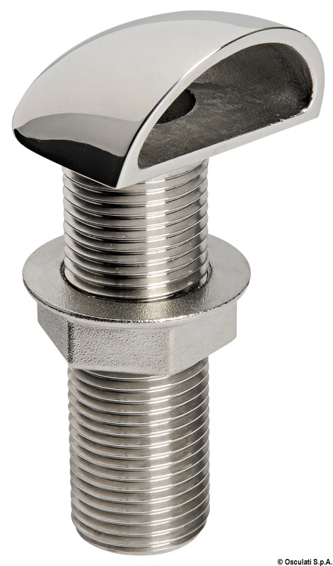 Borddurchlass aus Edelstahl mit Verkleidung
