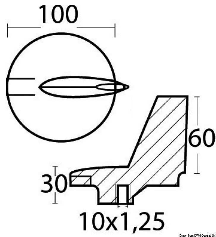 Richtungsfinne für Yamaha 200/300 PS