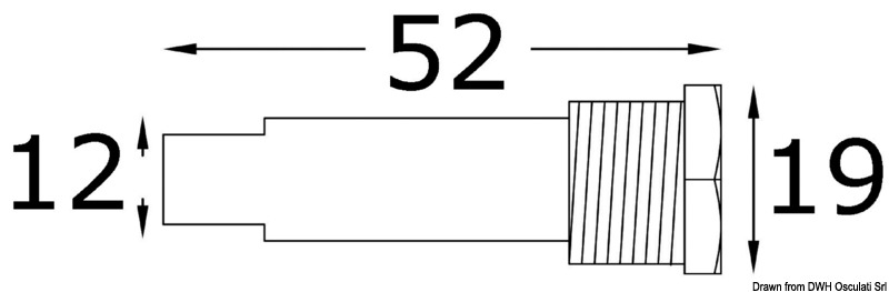 Anode für Außen-/Innenbordmotoren mit Stöpsel (Zink)