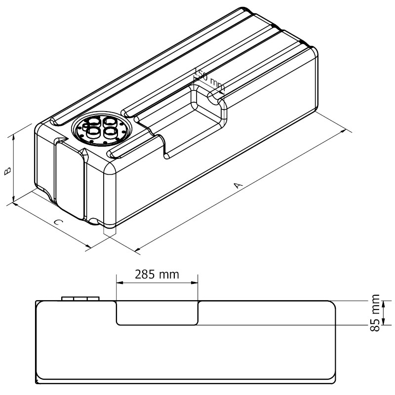 SCHMUTZWASSERTANK LT.35