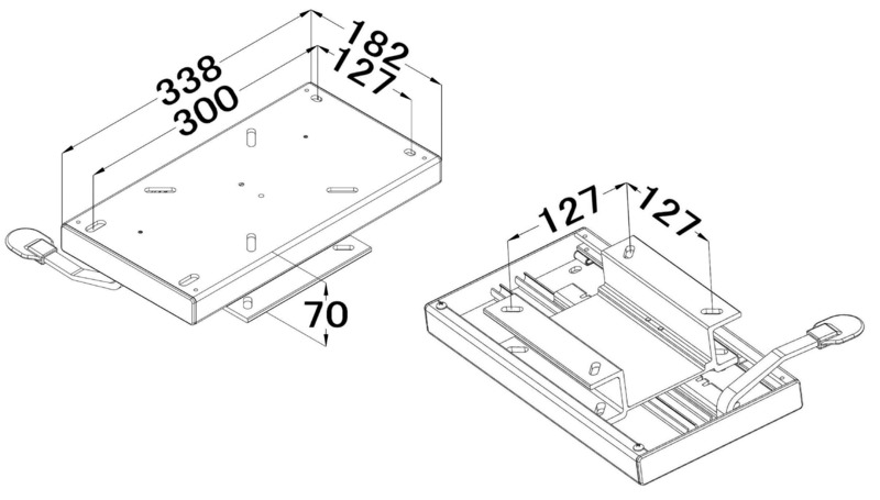 Gleitschlitten für Sitze