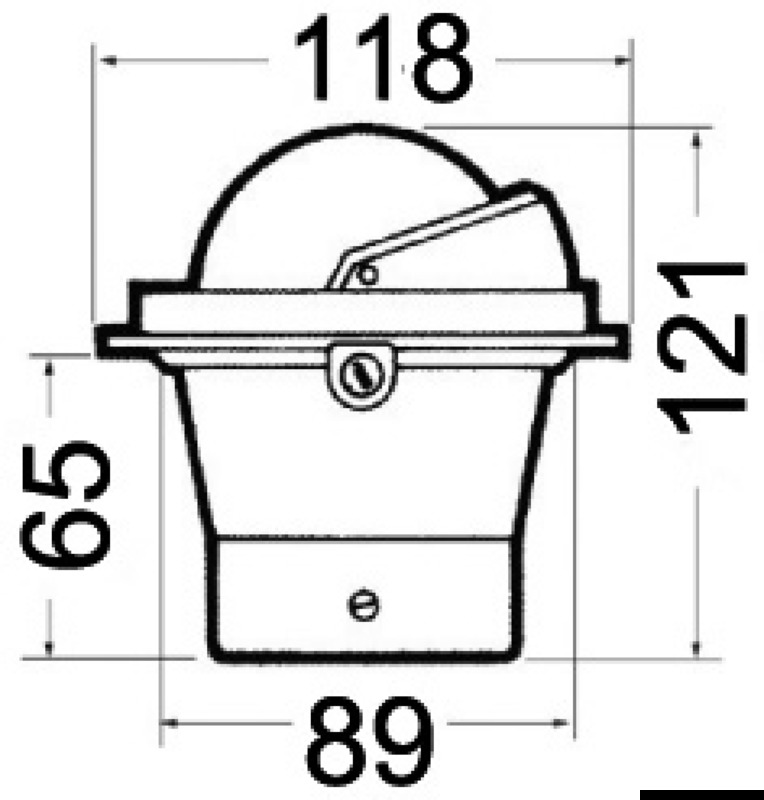 Einbaukompasse RIVIERA Zenith SLIM 3”