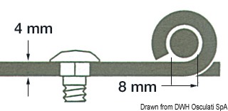 Scharniere, 4 mm
