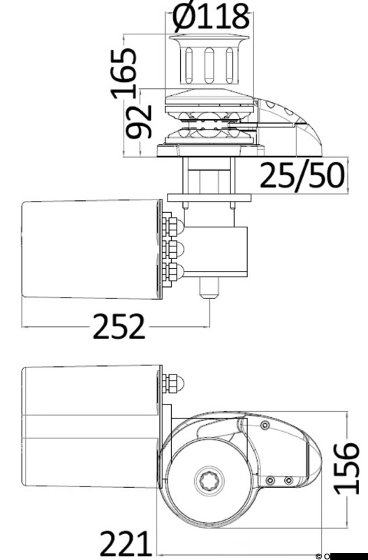 ITALWINCH CLP Ankerwinde