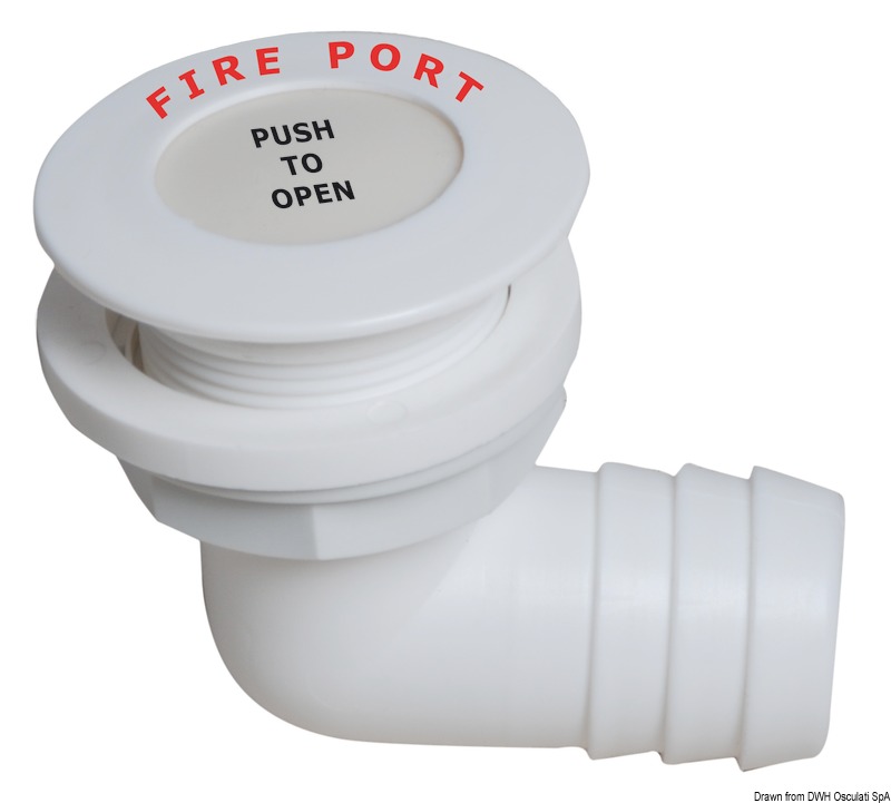 Fire Port mit Schlauchanschluss