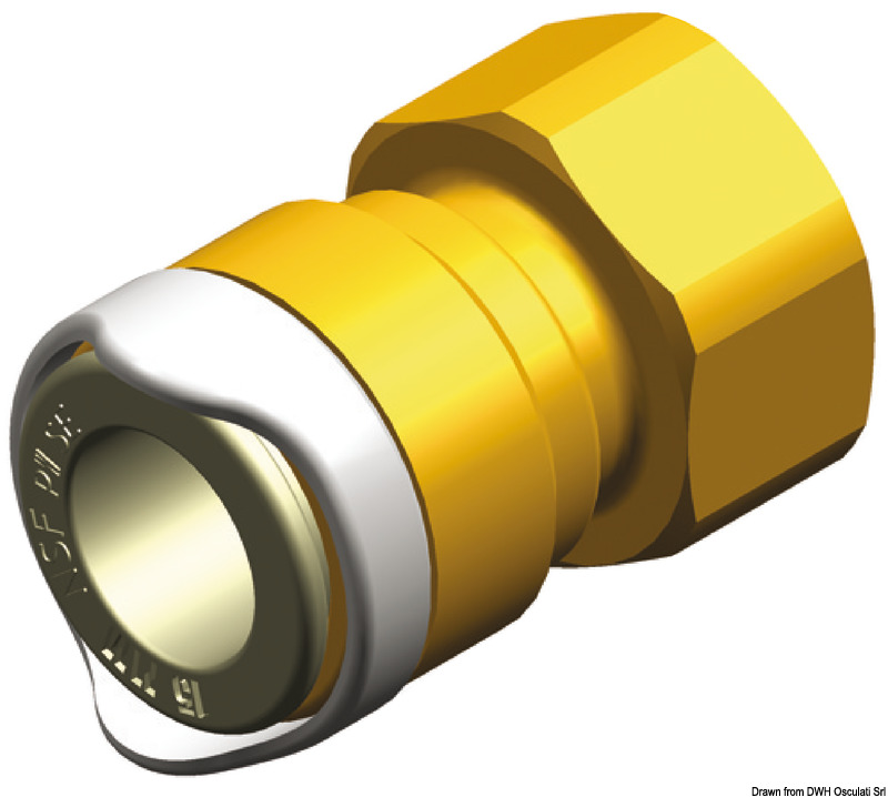WHALE Adapter mit Innengewinde 1/2" BSP (Messing)