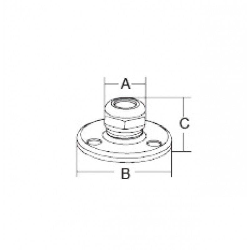 LIPPKLAMPE Inox 316 mm22
