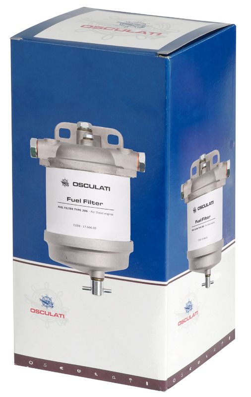 Dieselfilter Typ CAV mit Wasserablauf