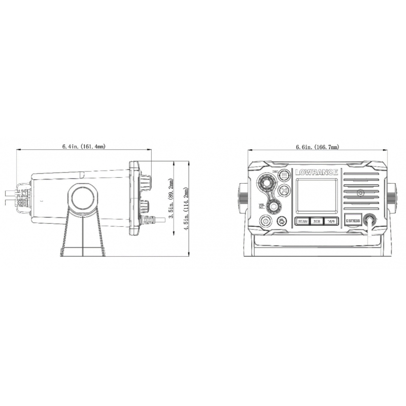 BLACK VHF WITH GPS