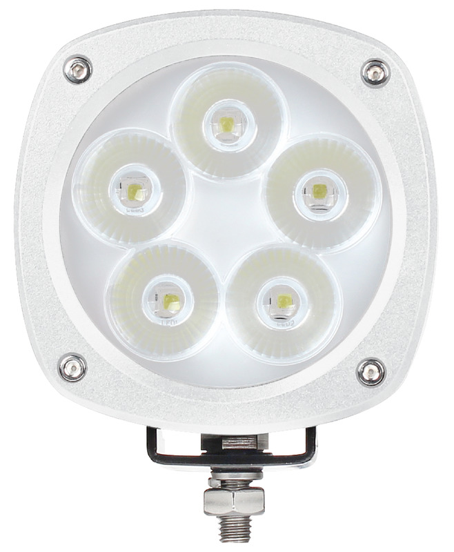 HD LED-Scheinwerfer für Roll-Bar, schwenkbar. 5x10 W.