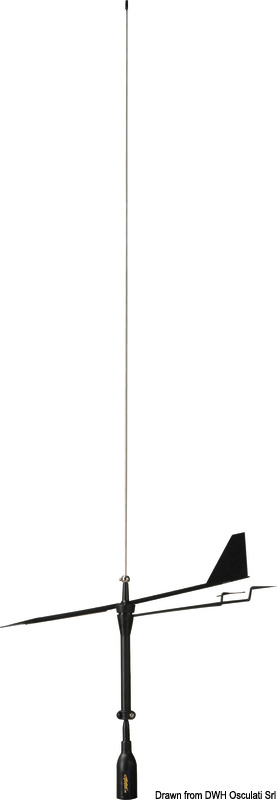 VHF-Antenne SUPERGAIN von Glomex Black Swan