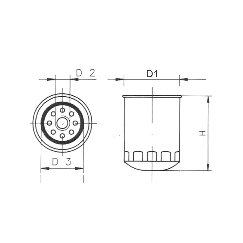 ÖLFILTER JHON.EVINR. RIF.434839