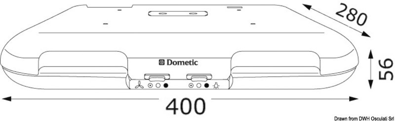 DOMETIC Dunstabzugshaube ohne Abluft