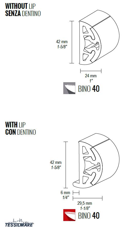 BINO H 40-90 - PROFILE PVC
