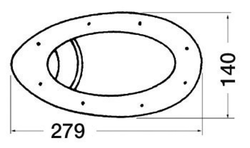 Paar Einbauscheinwerfer für Bordwandmontage mit 4” wasserdichtem Leuchtkörper Sealed Beam