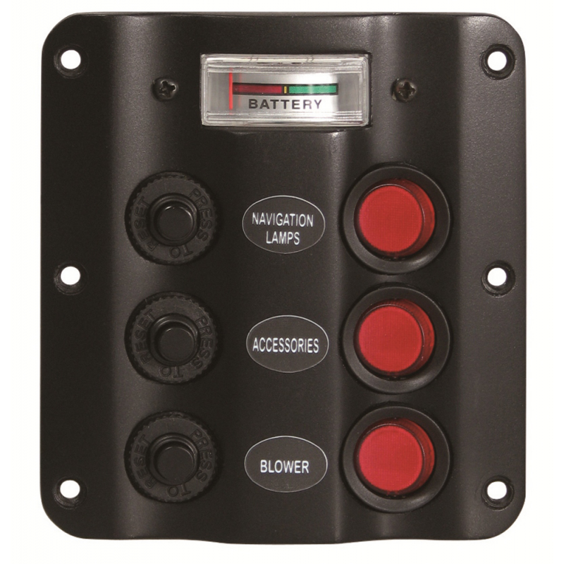 SCHALTTAFEL 3 INT+VOLTMETER