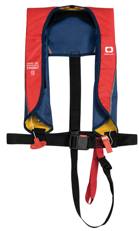 Selbstaufblasende Schwimmweste Junior 1MAJ 150 N (omologato EN ISO 12402-3)