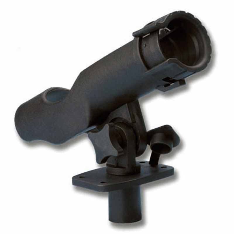 ANGELRUTENHALTER Nylon VERSTELLBAR C/BASETTA