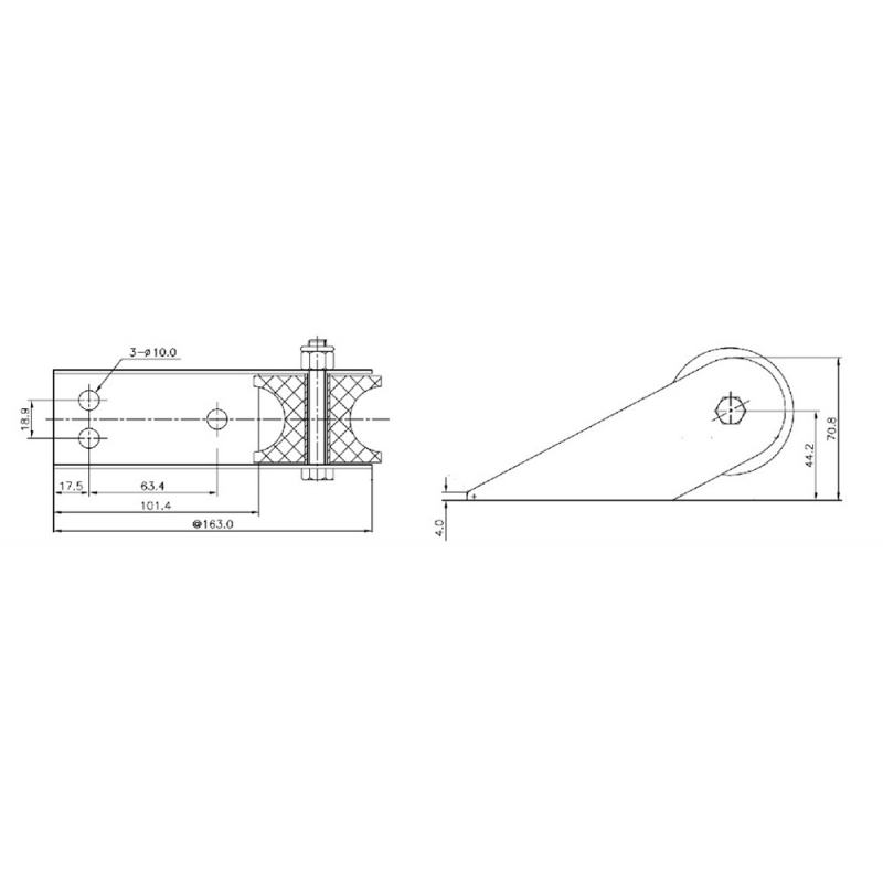 S.S. BOW ROLLER MM.163