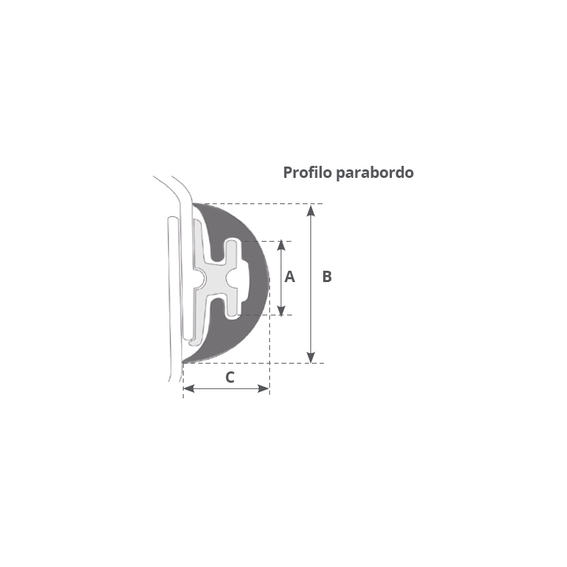 RADIAL PROFILE MM 52 BLACK