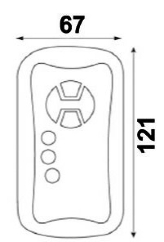 Classic Brückenfernsteuerung ohne Kabel 24 V