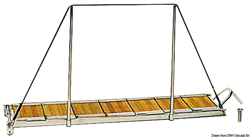 Gangway/Leiter aus rostfreiem Edelstahl
