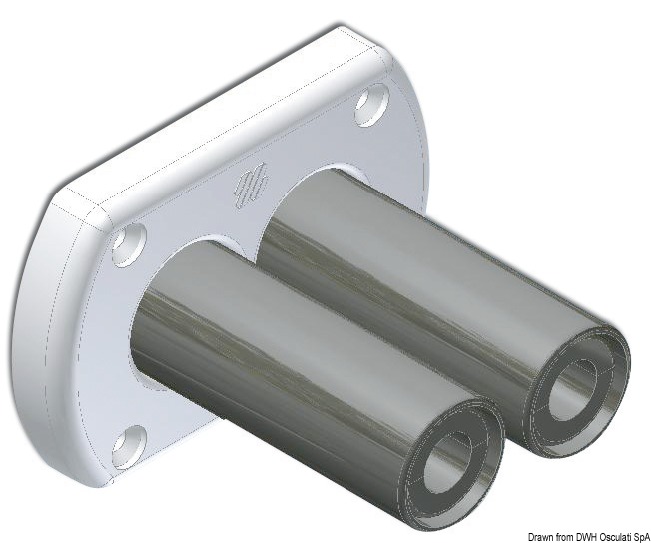 Schott-Set für hydraulische Doppelleitung, wasserdicht.