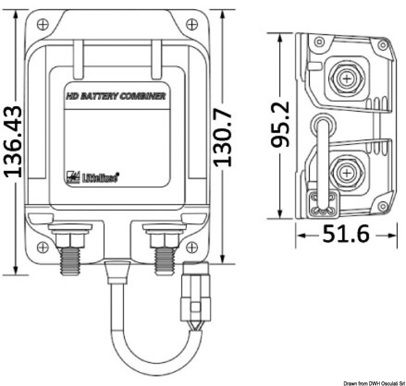 LITTELFUSE® bistabiles intelligentes automatisches Batterie/Relaiswählgerät zum Aufladen