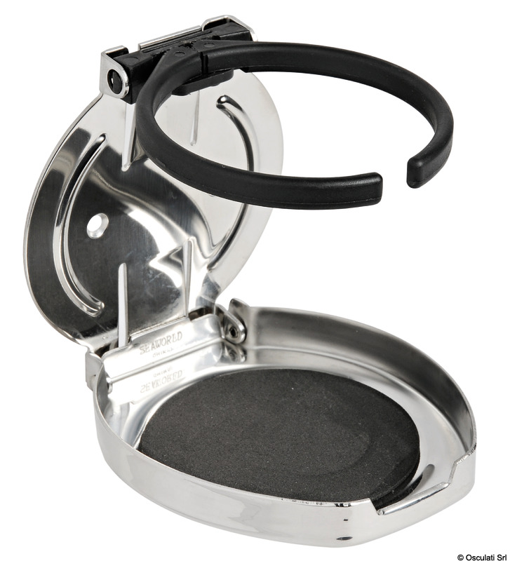 Klappbarer Glas/Dosehalter