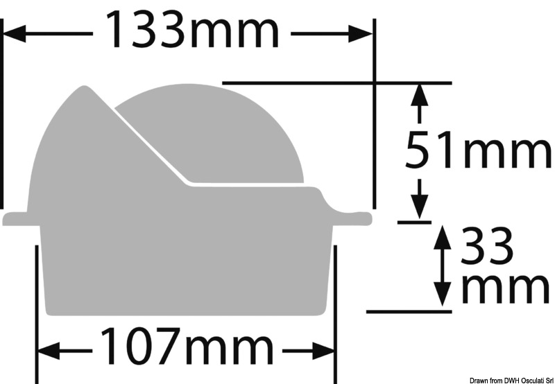 RITCHIE Kompasse Voyager 3'' (76 mm) m. Kompensiereinrichtungen u. Beleuchtung