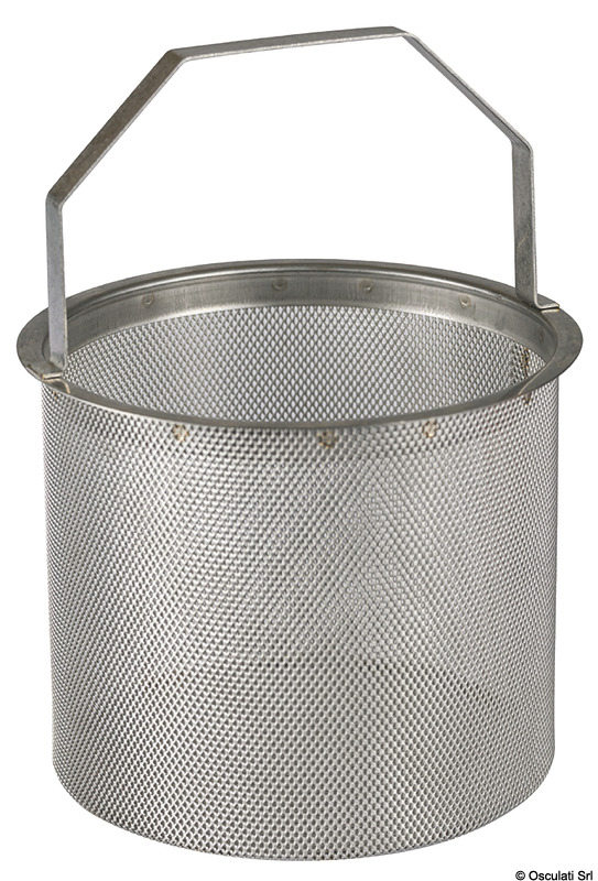 Ersatzkörbe aus Edelstahl 316 für Filter der Serie Mediterraneo von GUIDI
