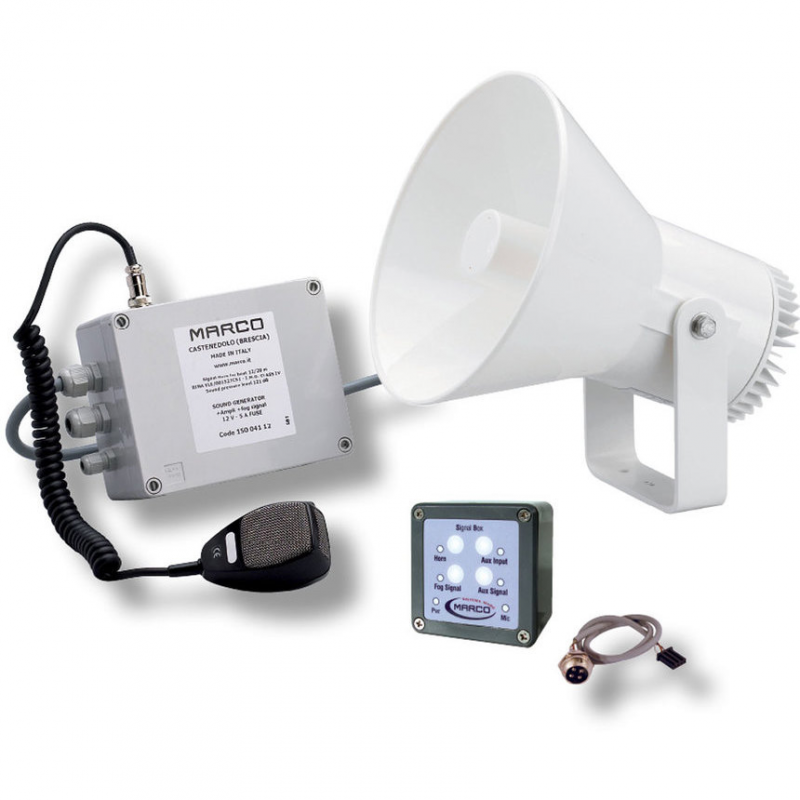 ELECTRONIC HORN HOMOLOGATED BITONAL 12 / 20MT. 12V