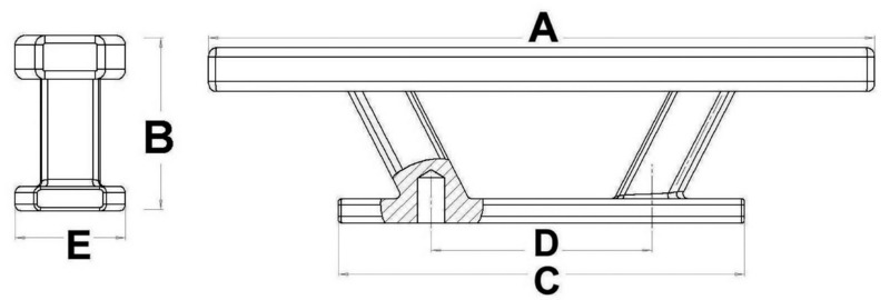 Klampe Nordik II aus Mikroguss