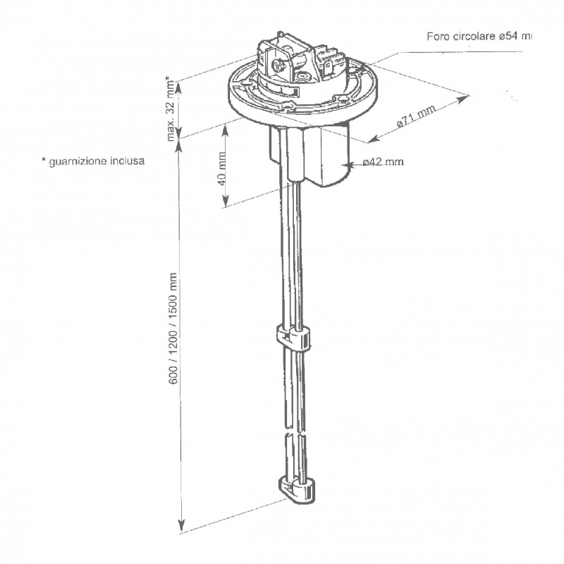 CAPACITIVE SENSOR CLEAR WATER