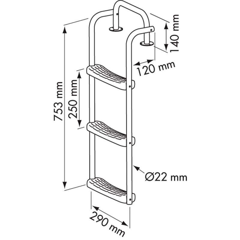 LEITERN 4 STUFEN MM 753X120